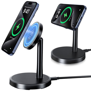 Adjustable Magnetic 15W Wireless Charging Stands