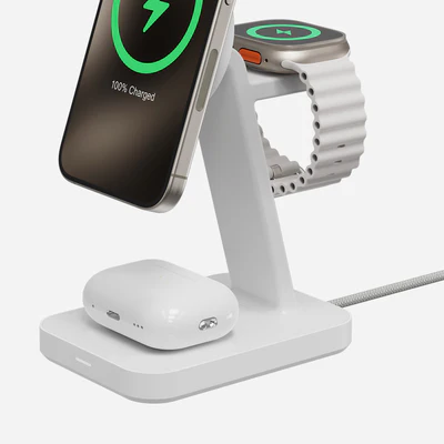 Magnetic 3-in-1 Adjustable Wireless Charging Stand