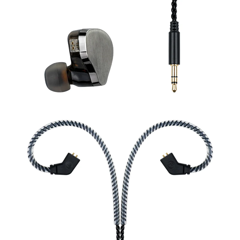 Dual-Driver Wired In-Ear Monitor Earphones